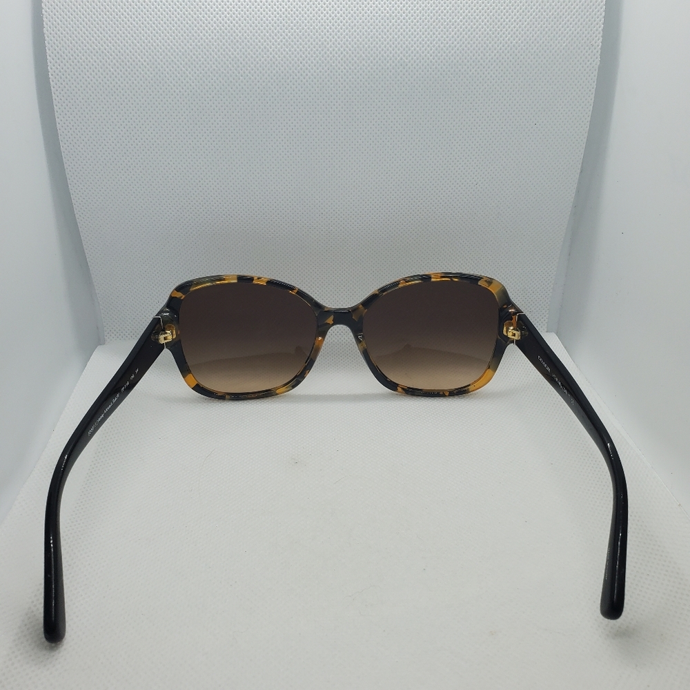 Coach Honey Mosaic Black Sunglasses - Picture 8 of 11